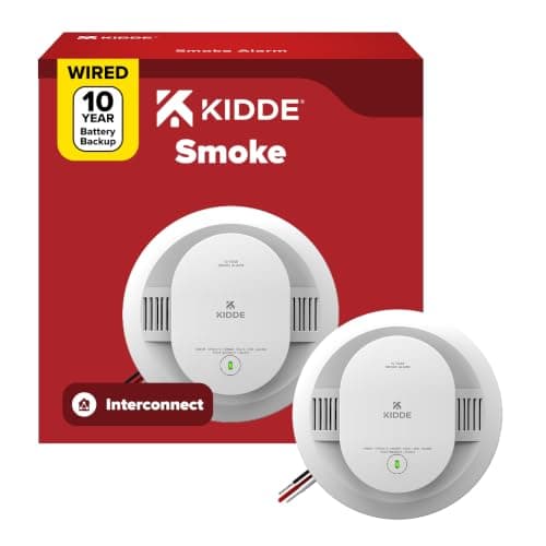 Kidde 20SA10 Hardwired Smoke Alarm with 10-Year Backup Battery