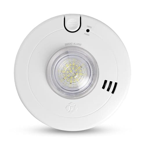 First Alert SM110LED-AC Hardwired Smoke Alarm with LED Strobe